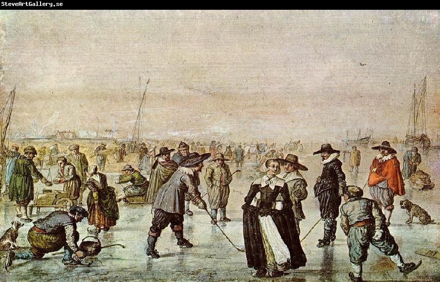 AVERCAMP, Hendrick A Scene on the Ice vf